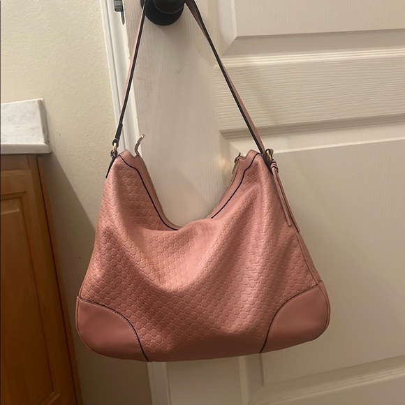 Gucci Handbags - Gucci leather Bree Hobo